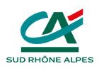 Retour à l'accueil, Crédit Agricole Sud Rhône Alpes - Banque et assurances