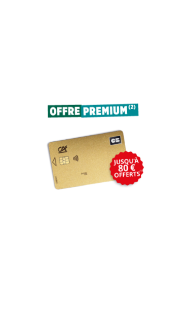 Jusqu'à 80€ offerts sur l'offre Premium !