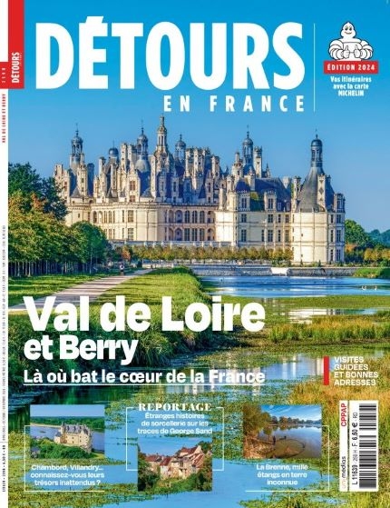Visuel avec couverture du magazine Détours en France